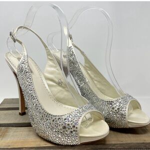 Benjamin Adams London Peep Toe Pumps
